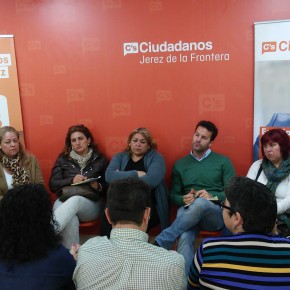 Ciudadanos Jerez se reúne con el comité de empresa de la concesionaria del Servicio de Ayuda a domicilio de la ciudad