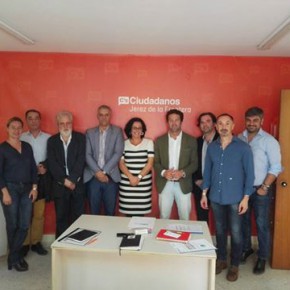 Ciudadanos Jerez analiza el sector empresarial de la zona sur con Adecosur y UPTA Andalucía