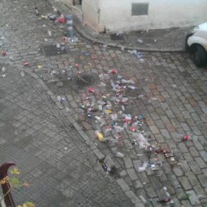 Cs Jerez exige al gobierno local que refuerce los servicios de limpieza durante el periodo de zambombas