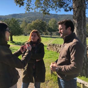 Ciudadanos Jerez junto a la directora de EMEMSA visitan las instalaciones de los Montes de Propio