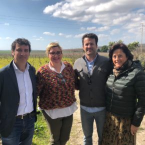 Ciudadanos Jerez visita la campiña jerezana de la mano de los emprendedores de Spirit Sherry